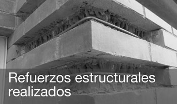 Refuerzos estructurales realizados