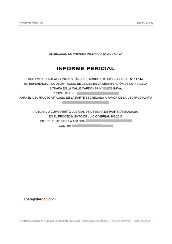 Levantamiento plano Gavá